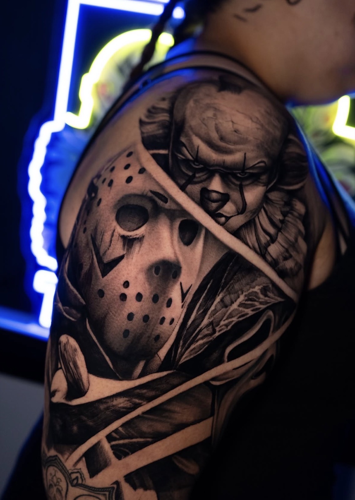 Black & Grey Realism · Color Realism · Cover-Ups tattoo by Apolo