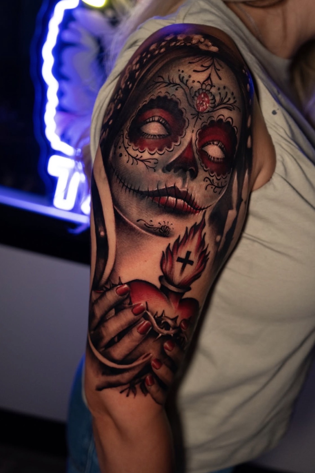 Black & Grey Realism · Color Realism · Cover-Ups tattoo by Apolo