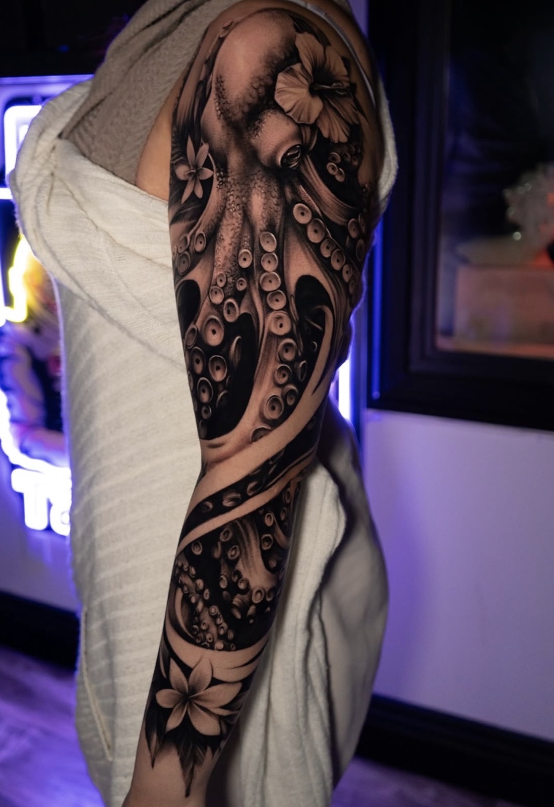 Black & Grey Realism · Color Realism · Cover-Ups tattoo by Apolo
