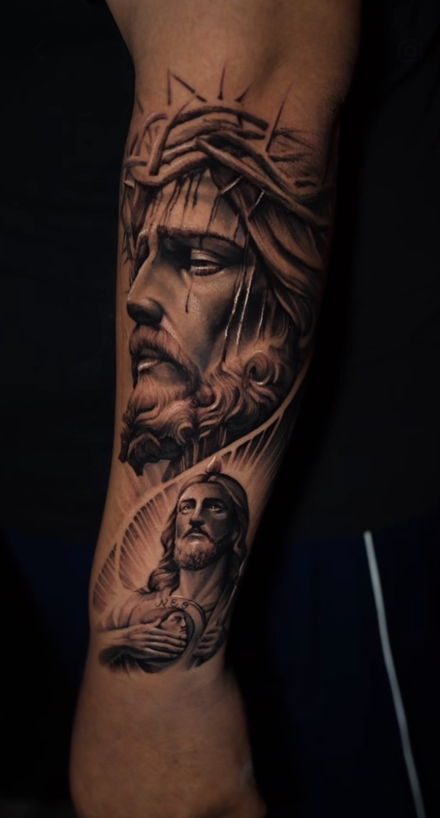 Black & Grey Realism · Color Realism · Cover-Ups tattoo by Apolo