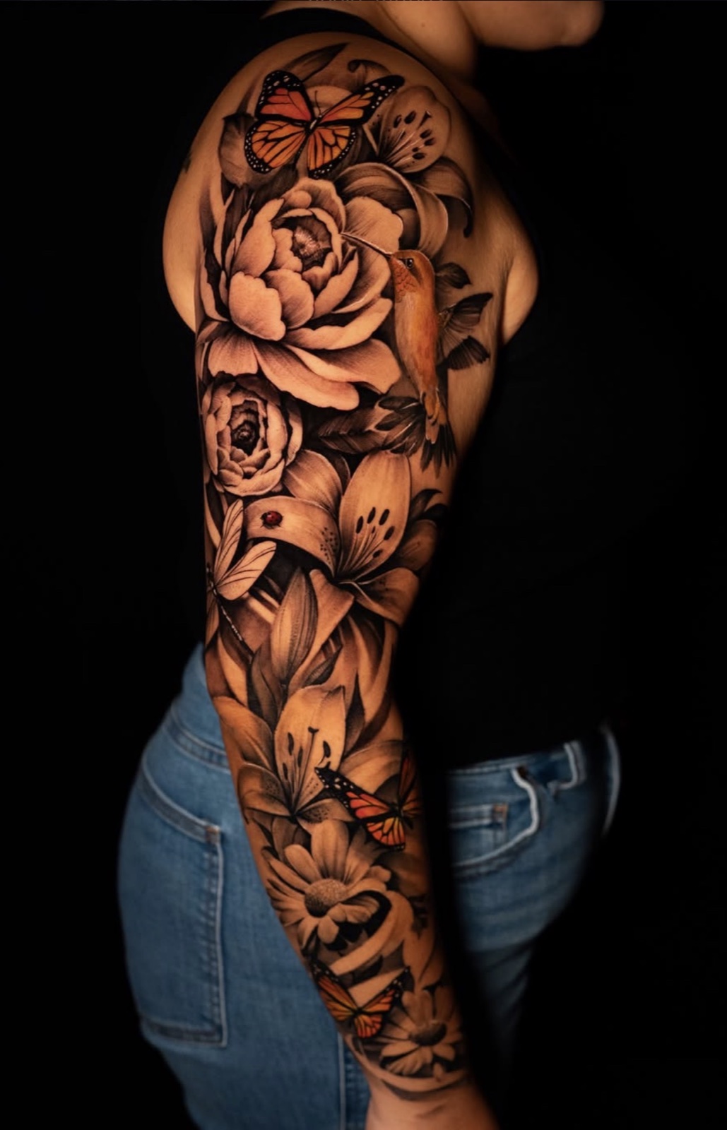 Black & Grey Realism · Color Realism · Cover-Ups tattoo by Apolo
