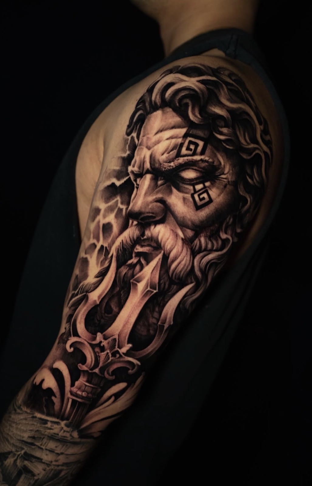 Black & Grey Realism · Color Realism · Cover-Ups tattoo by Apolo