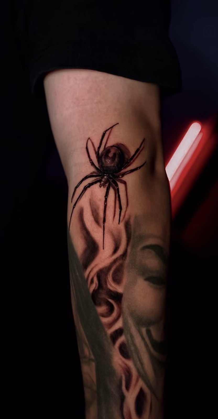 Freehand Lettering · Black & Grey · Fine Line tattoo by Damien