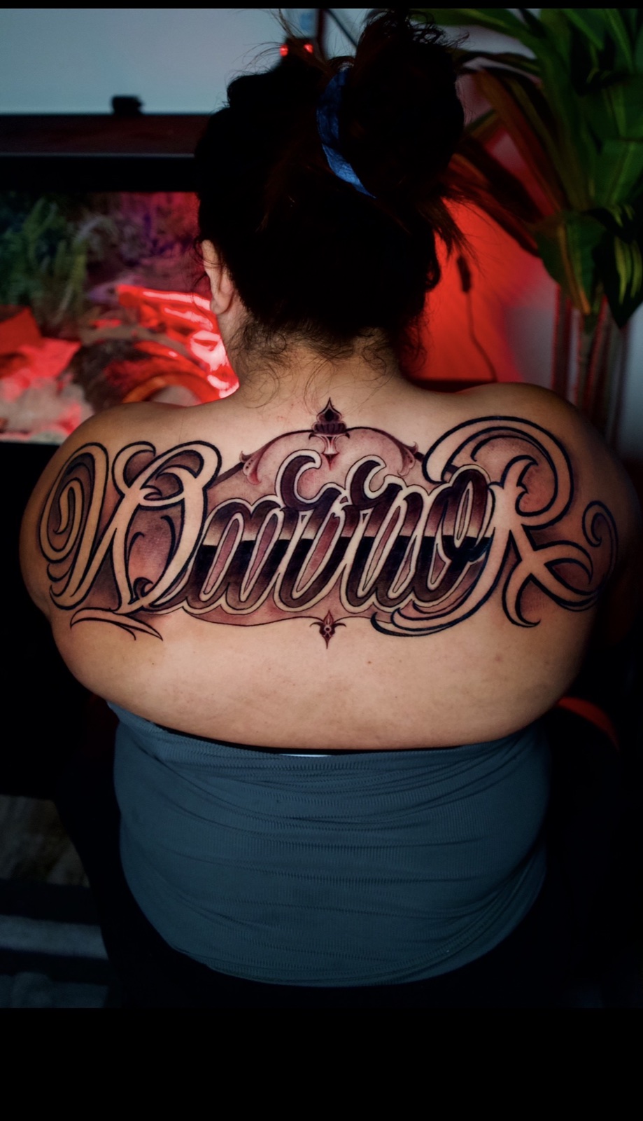 Freehand Lettering · Black & Grey · Fine Line tattoo by David
