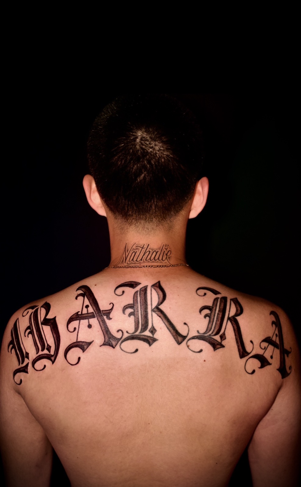 Freehand Lettering · Black & Grey · Fine Line tattoo by David