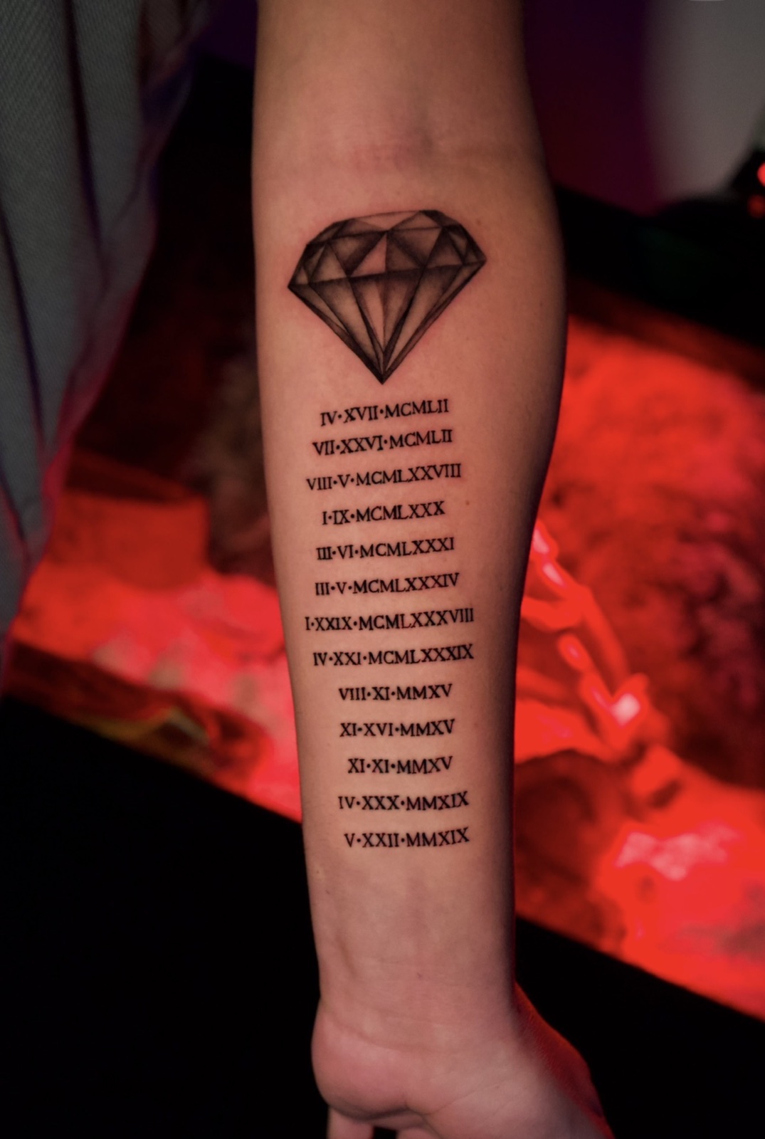 Freehand Lettering · Black & Grey · Fine Line tattoo by David