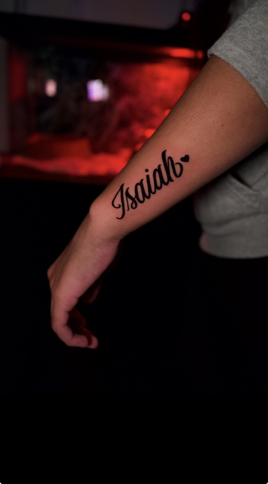 Freehand Lettering · Black & Grey · Fine Line tattoo by David