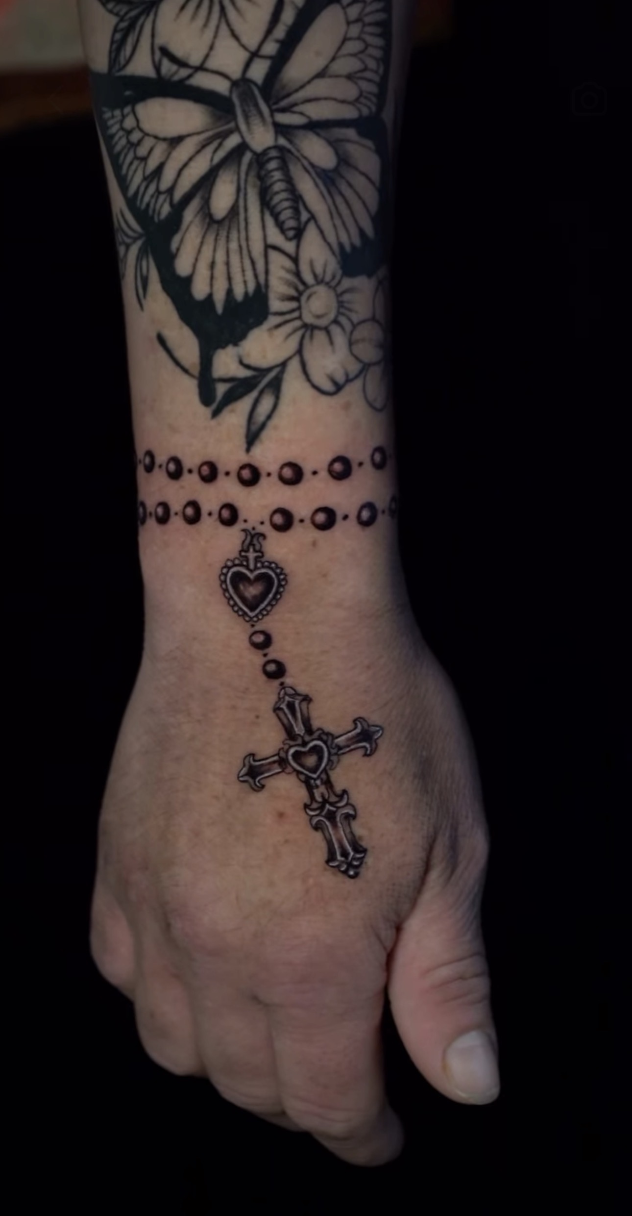 Black & Grey tattoo work by Gina Vee