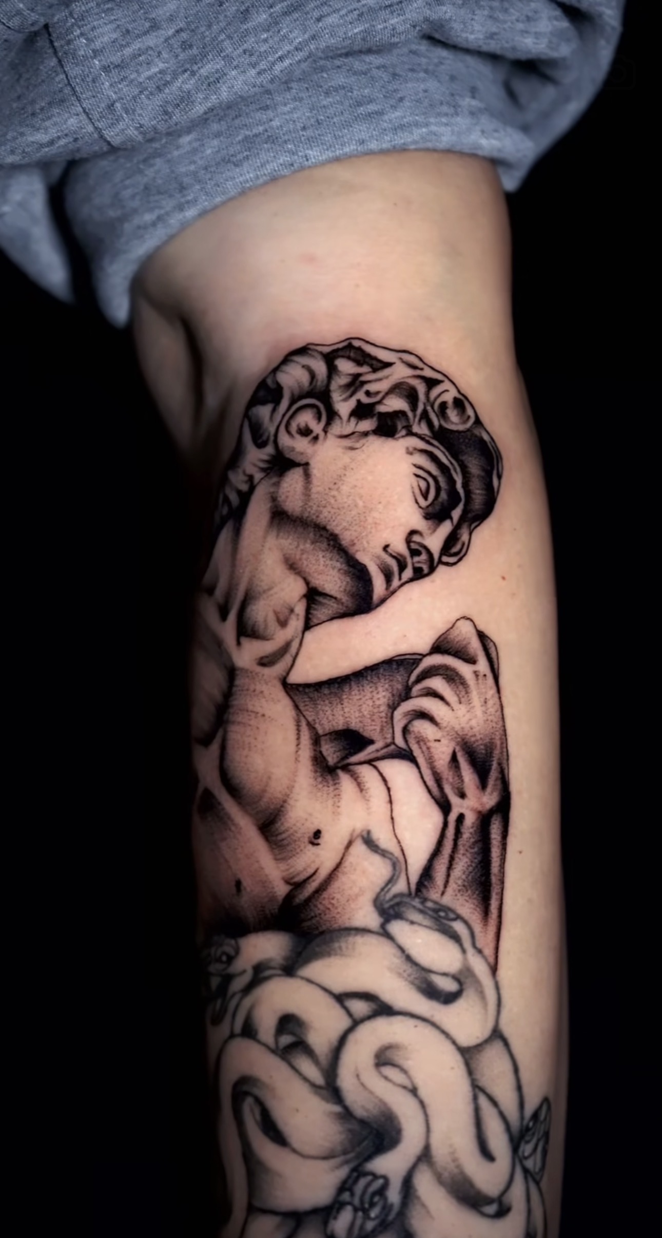 Fine Line tattoo work by Gina Vee