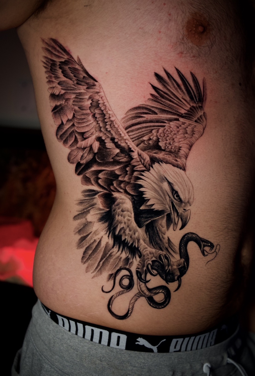 Black & Grey Realism · Stipple Shading · Fine Line tattoo by Henry
