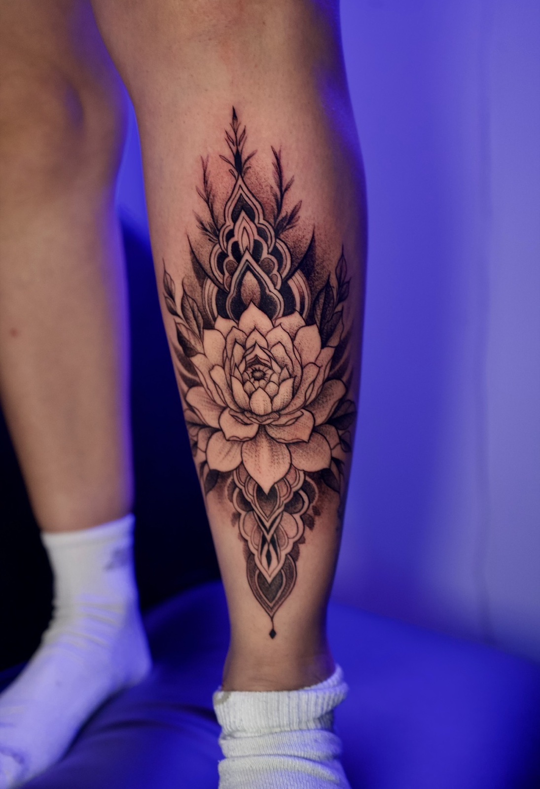 Black & Grey Realism · Stipple Shading · Fine Line tattoo by Henry