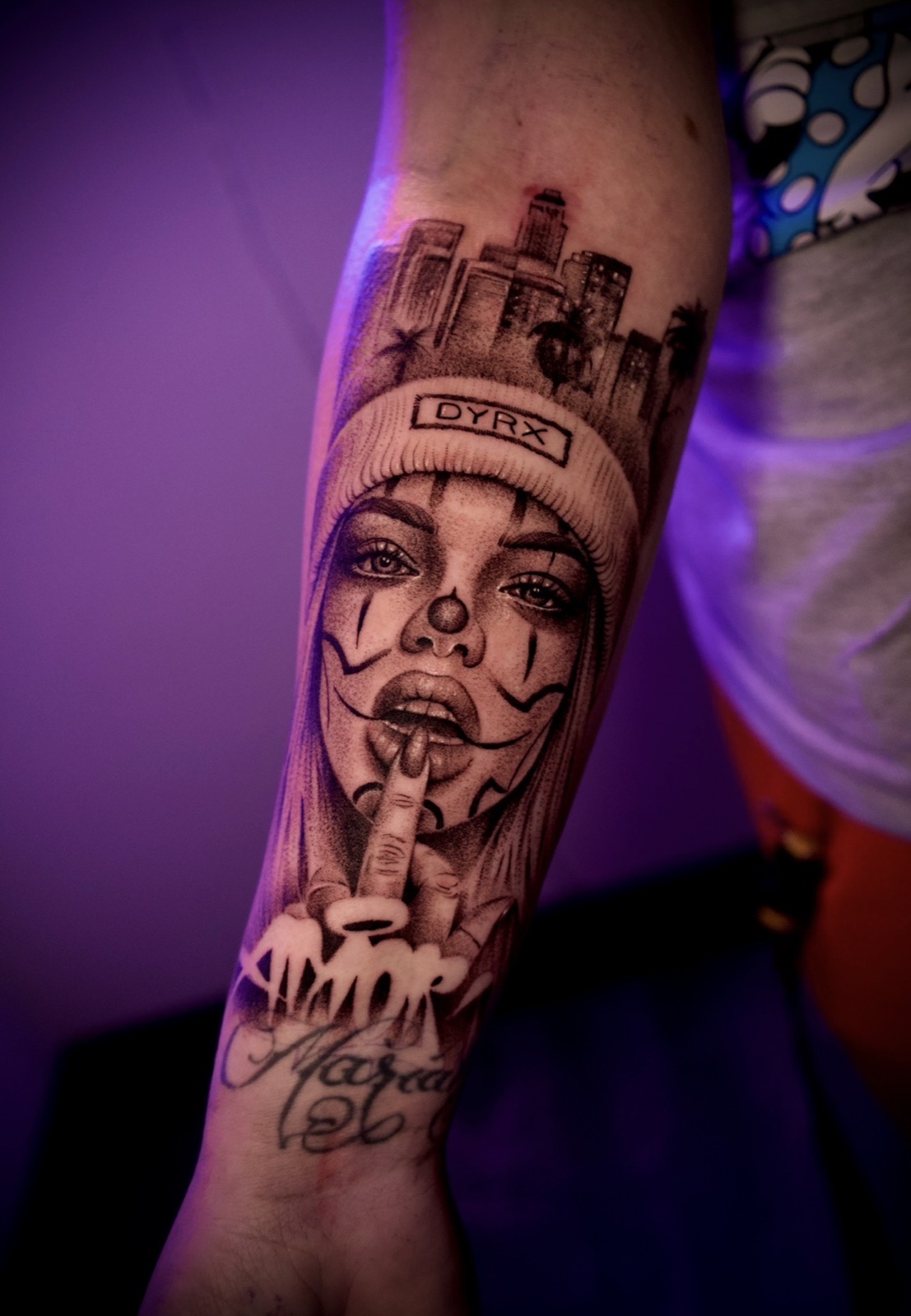Black & Grey Realism · Stipple Shading · Fine Line tattoo by Henry