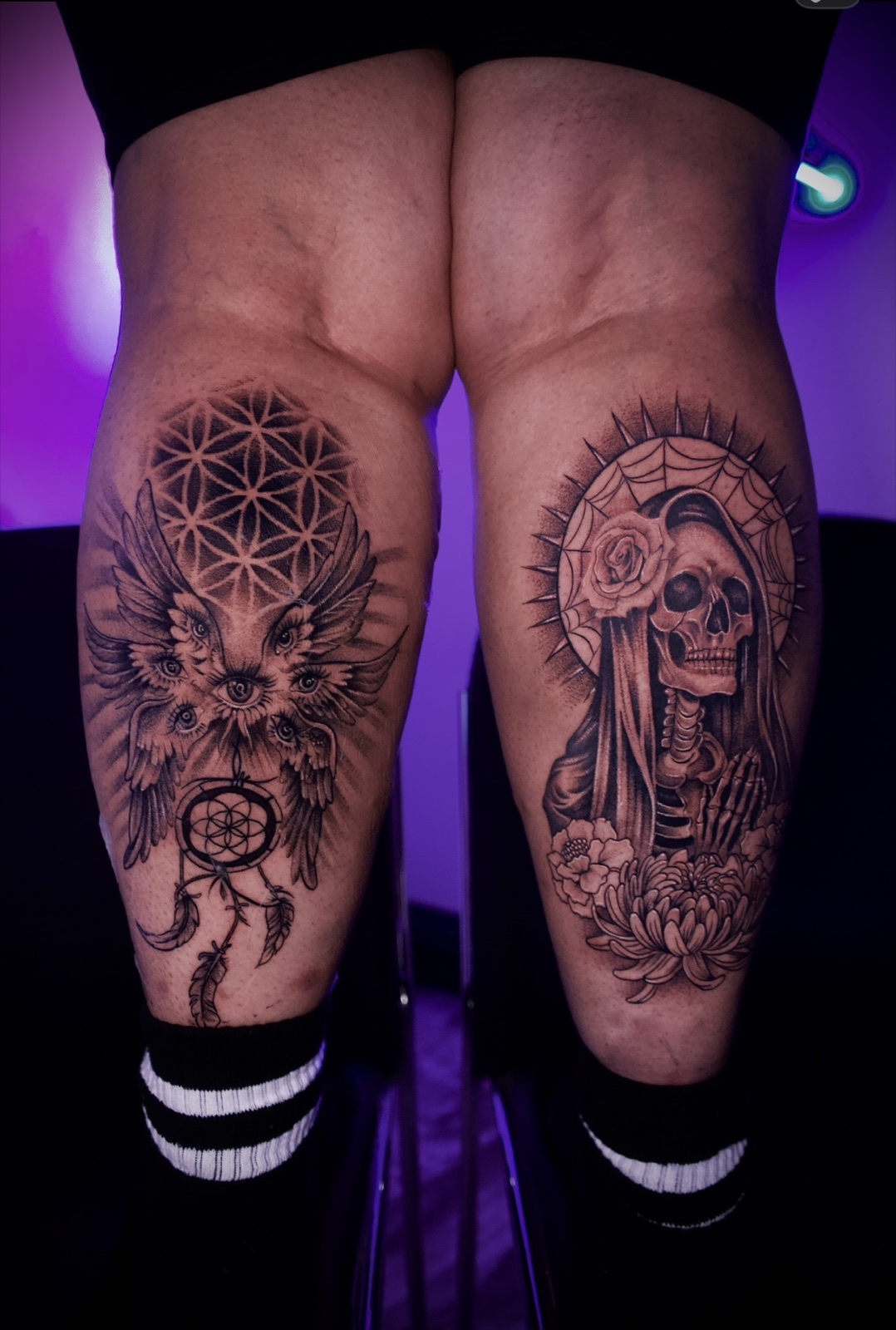 Black & Grey Realism · Stipple Shading · Fine Line tattoo by Henry