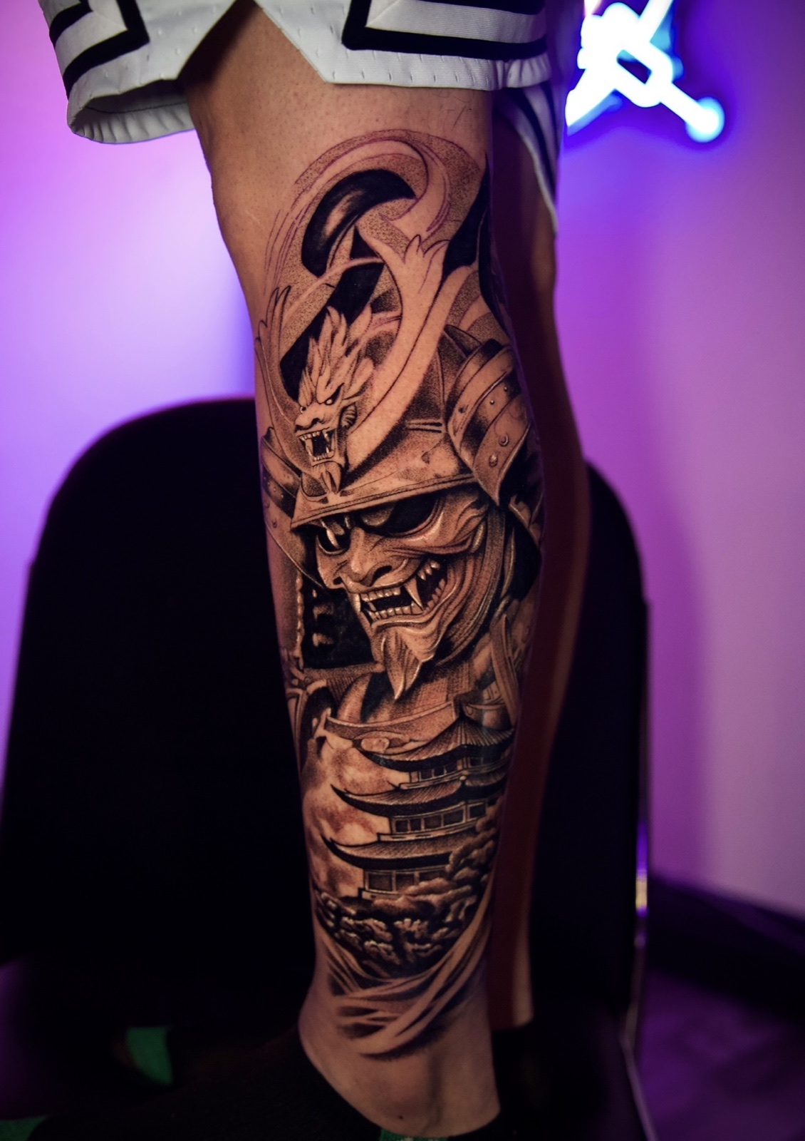 Black & Grey Realism · Stipple Shading · Fine Line tattoo by Henry