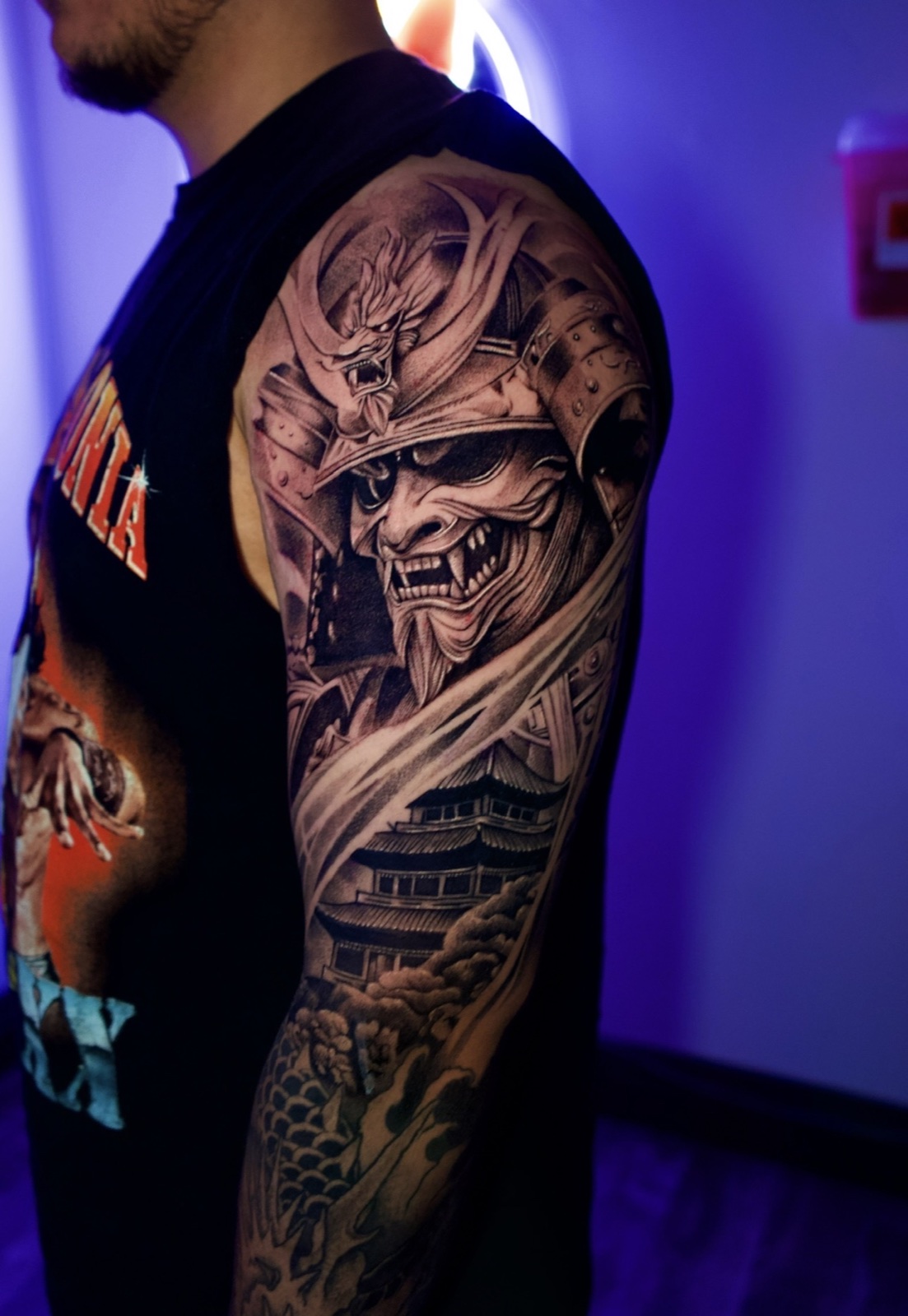 Black & Grey Realism · Stipple Shading · Fine Line tattoo by Henry