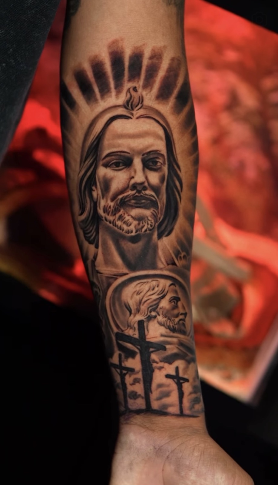 Black & Grey Realism · Portraits · Blackwork · Cover-Ups tattoo by Juan