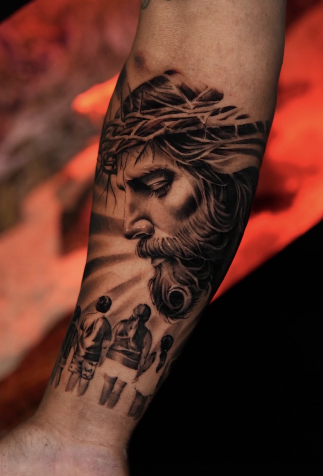 Black & Grey Realism · Portraits · Blackwork · Cover-Ups tattoo by Juan